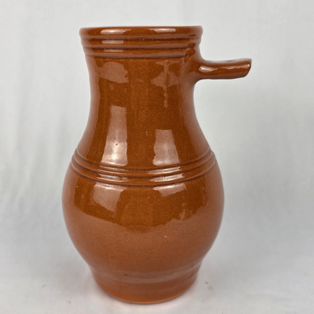 Williamsburg Pottery Authentic 18th Century‎ Bird Bottle Earthenware Terracotta